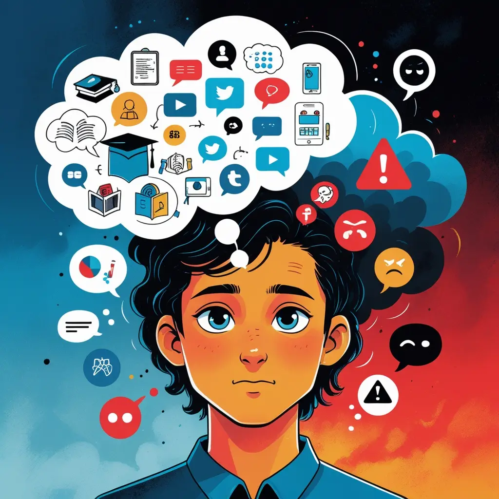 is social media helpful or harmful for students