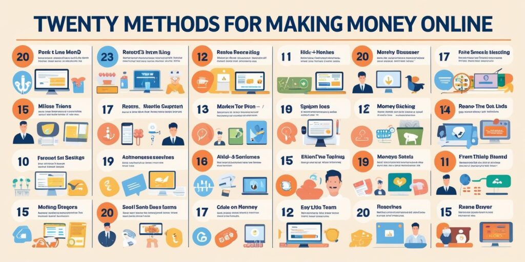 best 20 ways to make money online