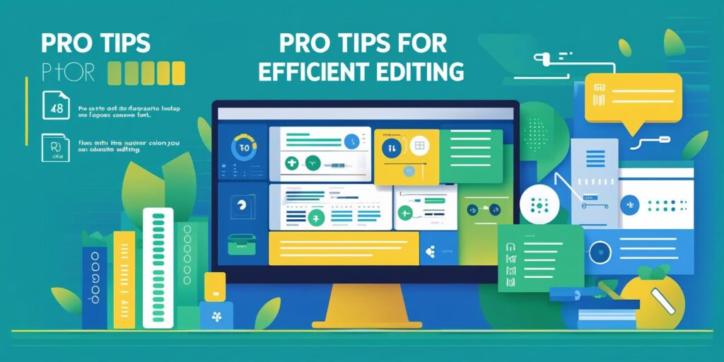 pro tips for efficient editing