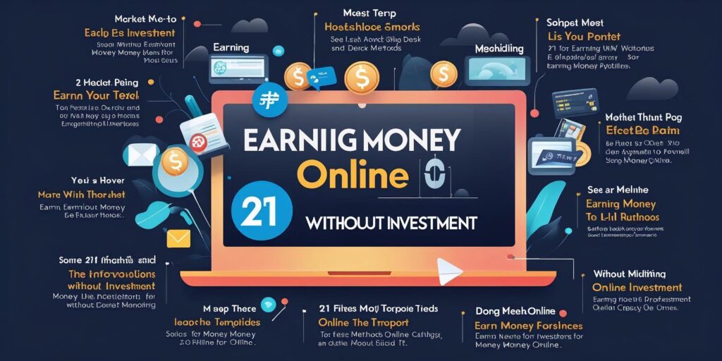 best 21 ways to earn money online without investment