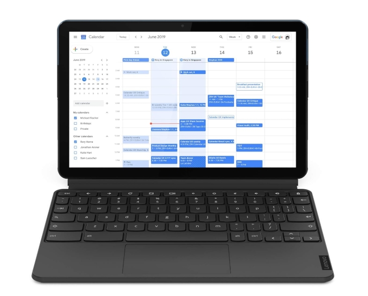 Lenovo Ideapad Duet Chromebook 10.1" – 4GB RAM, 128GB Storage, Chrome OS, Wi-Fi Only