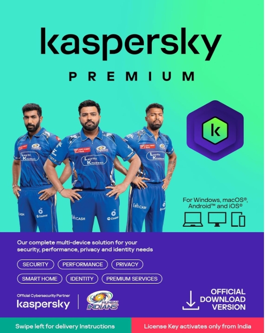 Kaspersky Premium Total Security - 1 Device, 1 Year - Instant Email Delivery