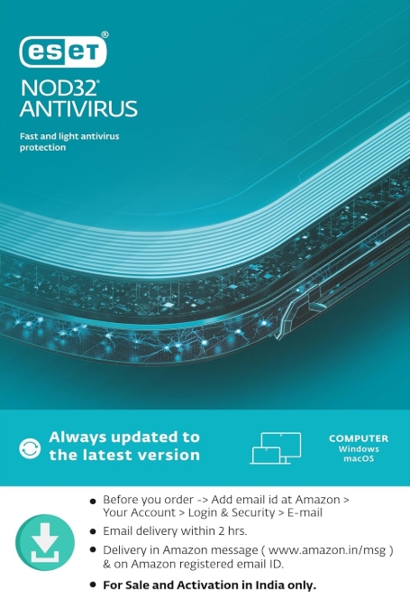 ESET NOD32 Antivirus - 1 PC, 1 Year - Email Delivery