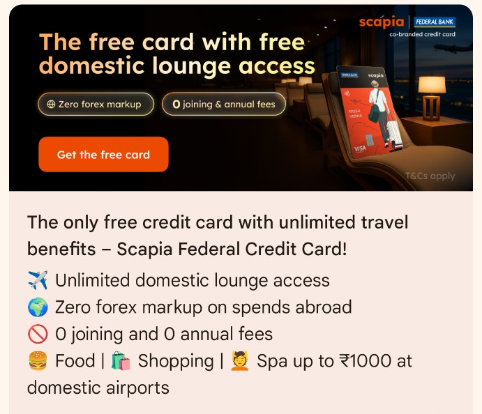 Scapia Federal Credit Card