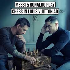 Ronaldo and Messi Chess Alternate Post (32M Likes)