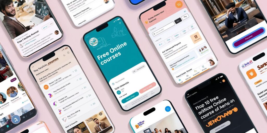 top 20 free online courses apps in india