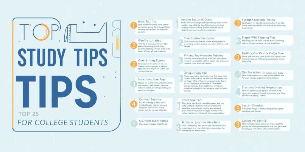 Top 25 study tips for college students to boost productivity