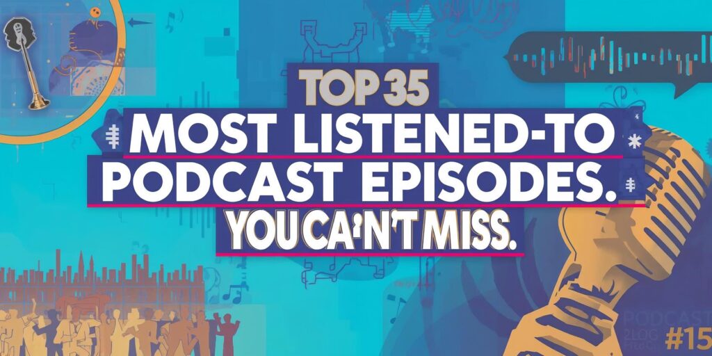 Top 35 most listened to podcast episodes worldwide you can’t miss