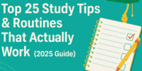 Top 25 Study Tips & Routines That Actually Work (2025 Guide)