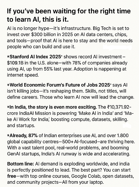 AI Learning in India