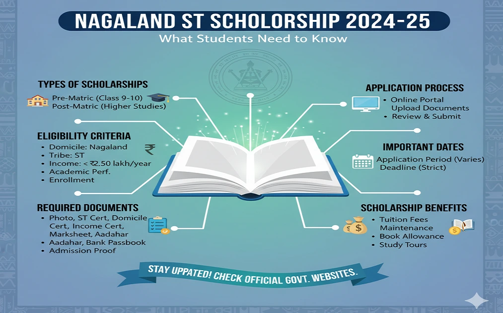 You are currently viewing Nagaland ST Scholarship 2024–25: What Students Need to Know