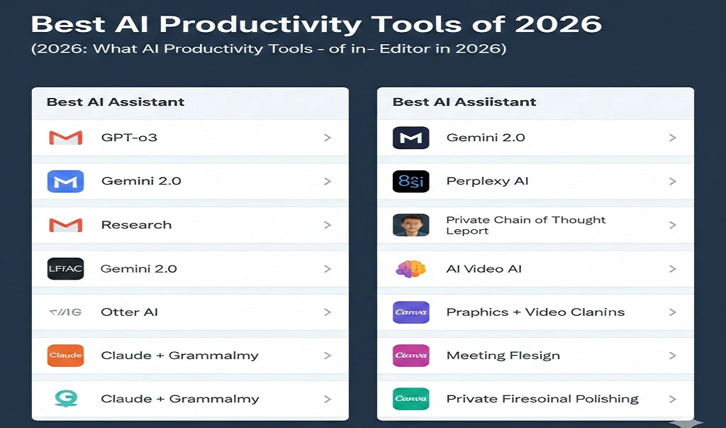 You are currently viewing Best AI Productivity Tools of 2026: Gemini 2.0 vs GPT-o3